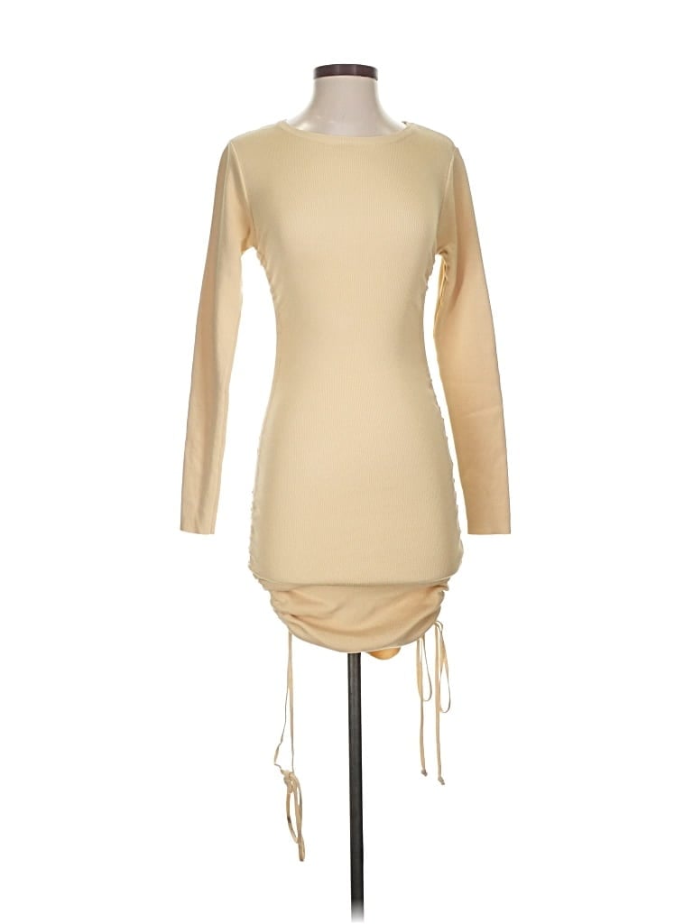 Pre-owned Lioness Casual Dress In Brown