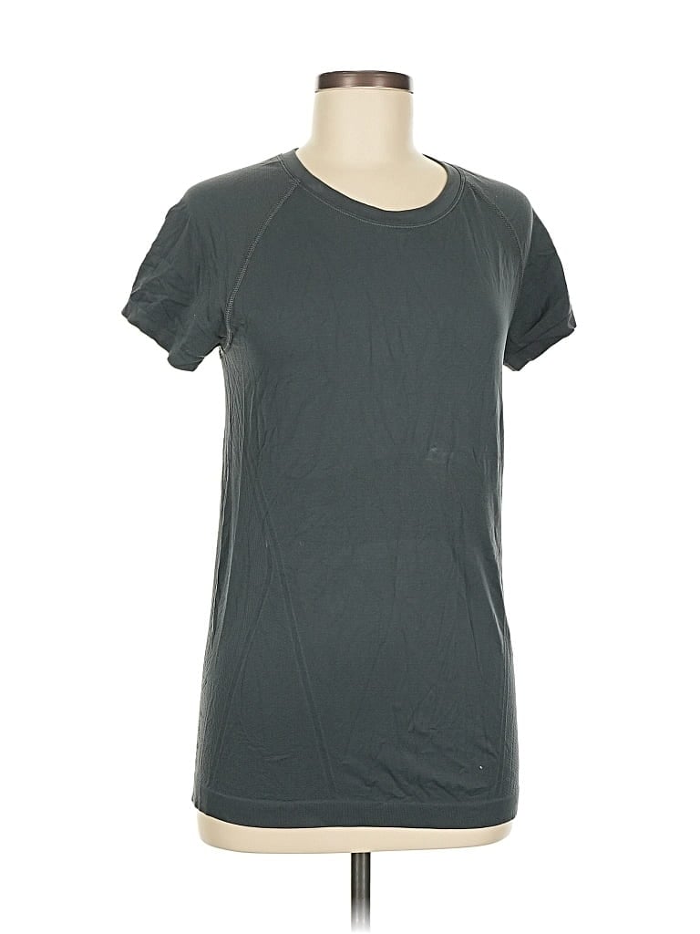 Pre-owned Athleta Active T-shirt In Green