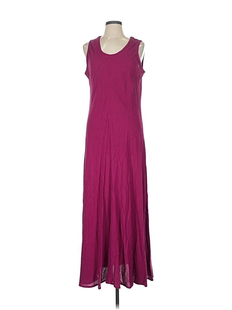 Pre-owned Eileen Fisher Casual Dress In Burgundy