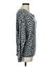 Lovestitch Animal Print Silver Pullover Sweater Size M - photo 4