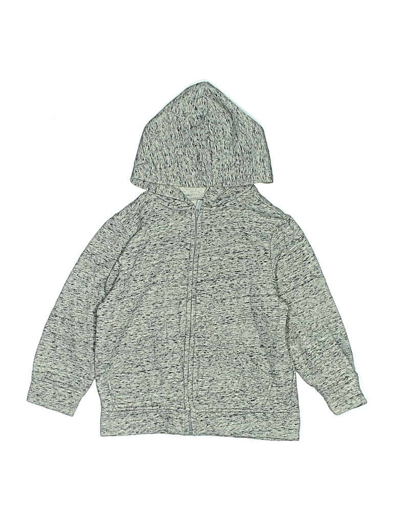 Pre-owned Old Navy Kids' Zip Up Hoodie In Gray