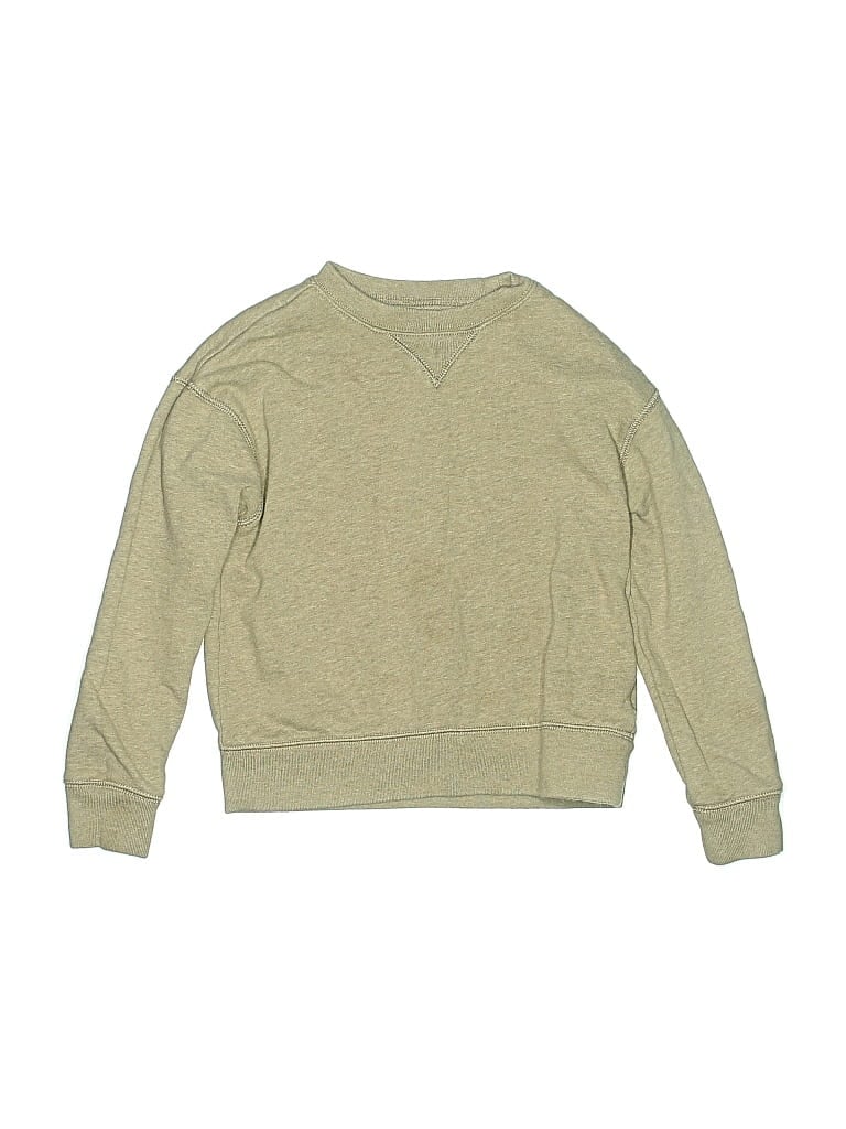 Pre-owned Crewcuts Kids' Pullover Sweater In Brown
