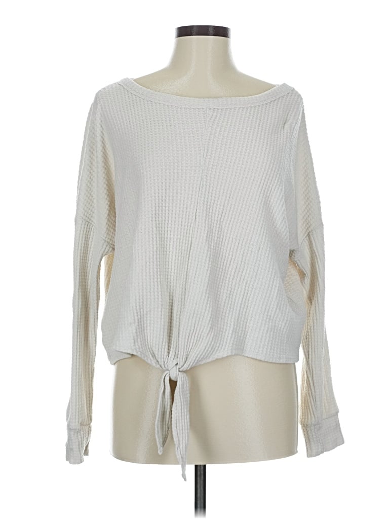 Pre-owned Z Supply Pullover Sweater In White