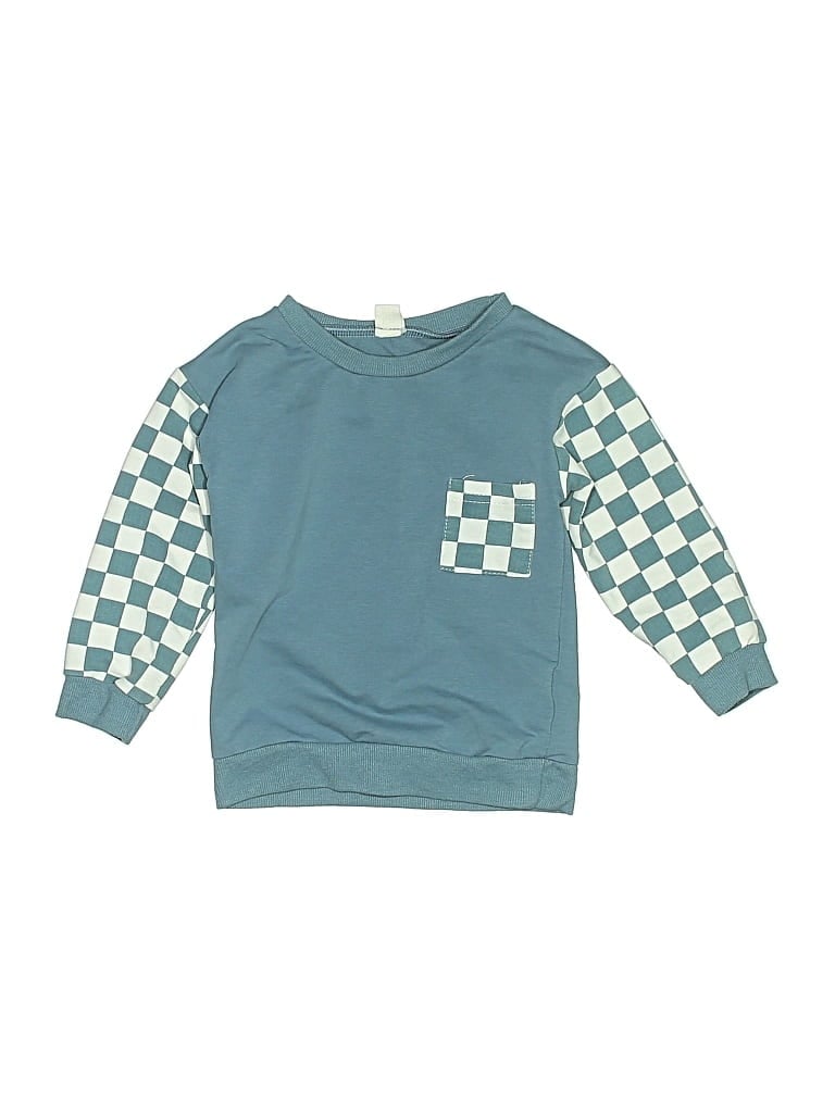 Pre-owned Unbranded Kids' Pullover Sweater In Blue