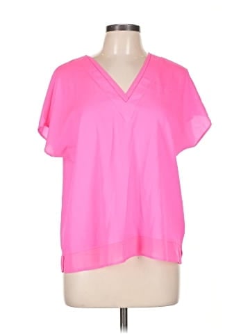 DKNY Short Sleeve Blouse (view 1)