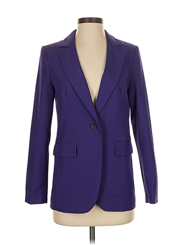 Pre-owned Banana Republic Factory Store Blazer Jacket In Purple