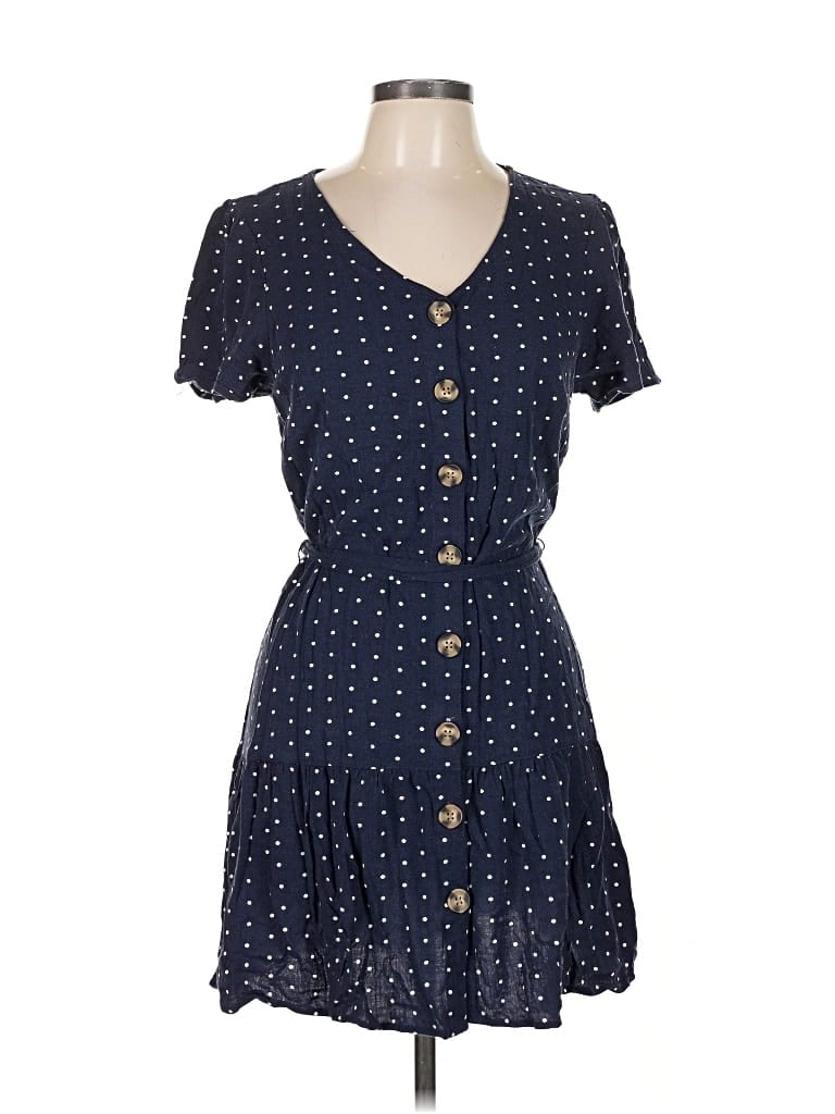 Pre-owned Market & Spruce Casual Dress In Blue