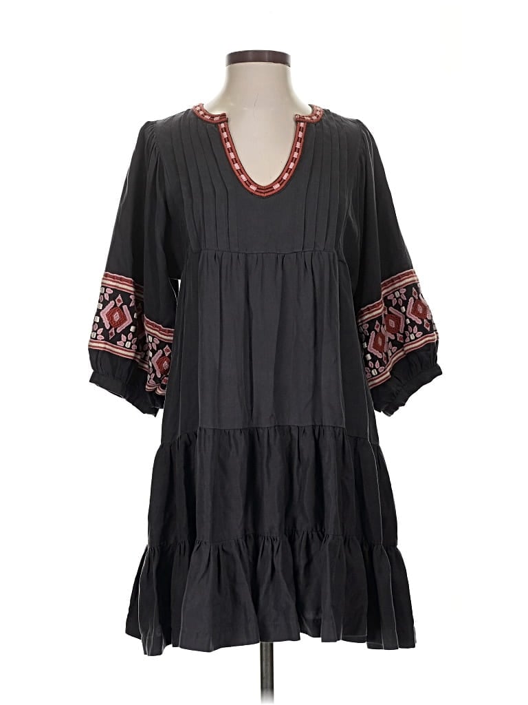 Pre-owned Marine Layer Casual Dress In Black