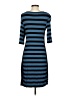 Max Studio Stripes Blue Casual Dress Size S - photo 2