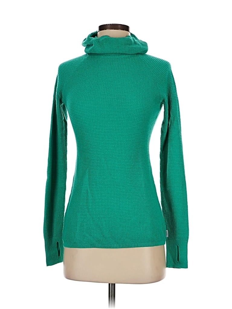 Pre-owned Eddie Bauer Turtleneck Sweater In Green