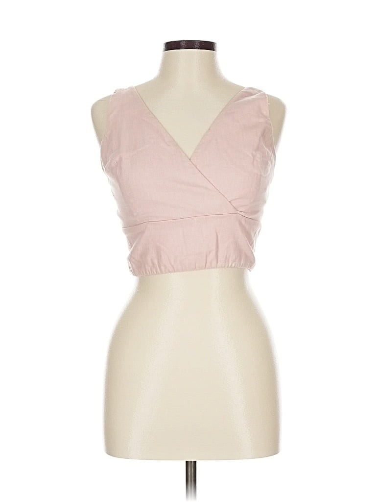 Pre-owned Cotton Candy La Sleeveless Blouse In Pink