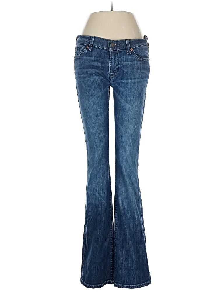 Pre-owned 7 For All Mankind Jeans In Blue