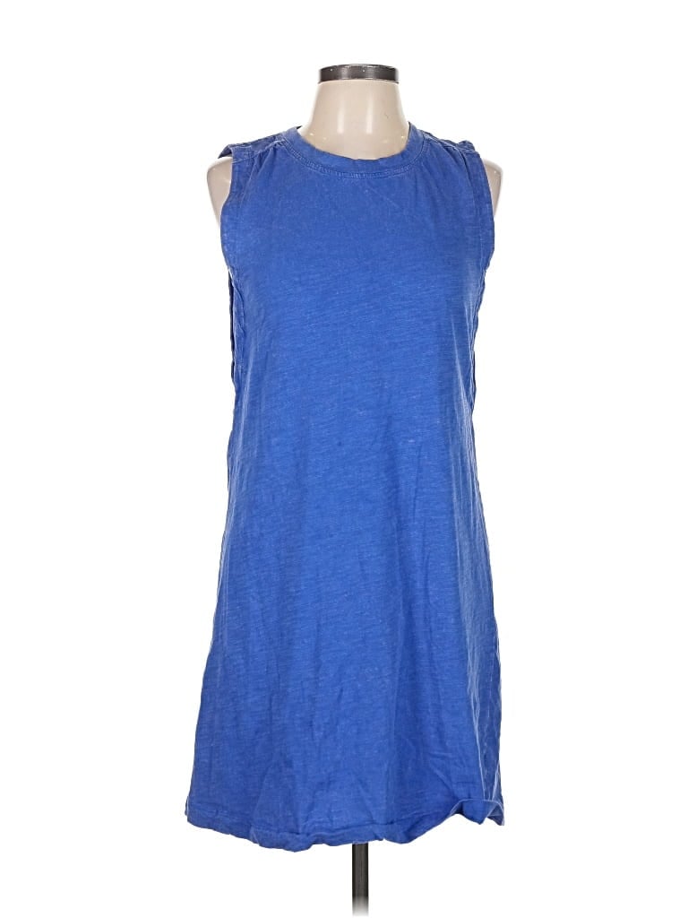 Pre-owned Evereve Casual Dress In Blue