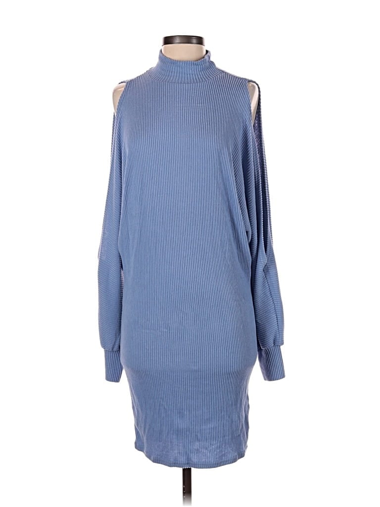 Pre-owned Venus Casual Dress In Blue