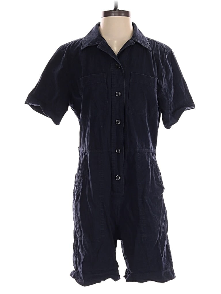 Pre-owned Everlane Romper In Blue