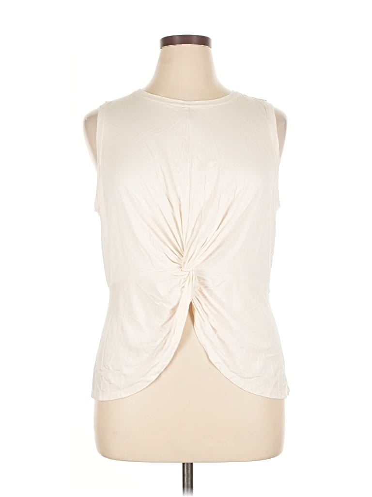 Pre-owned Sweaty Betty Sleeveless T-shirt In White