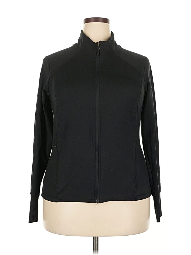 Pre-owned All In Motion Track Jacket In Black