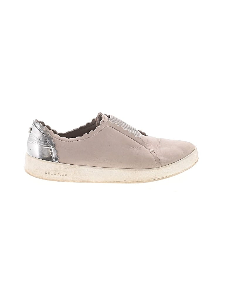 Pre-owned Cole Haan Flats In Gray