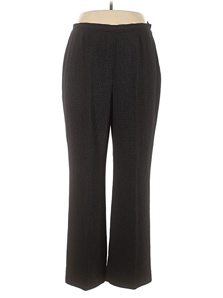 Pre-owned Le Suit Dress Pants In Black