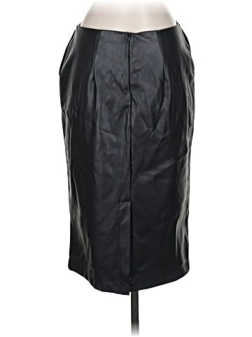 Saks Fifth Avenue Faux Leather Skirt (view 2)