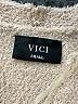 VICI 100% Polyester Tan Cardigan Size S - photo 3