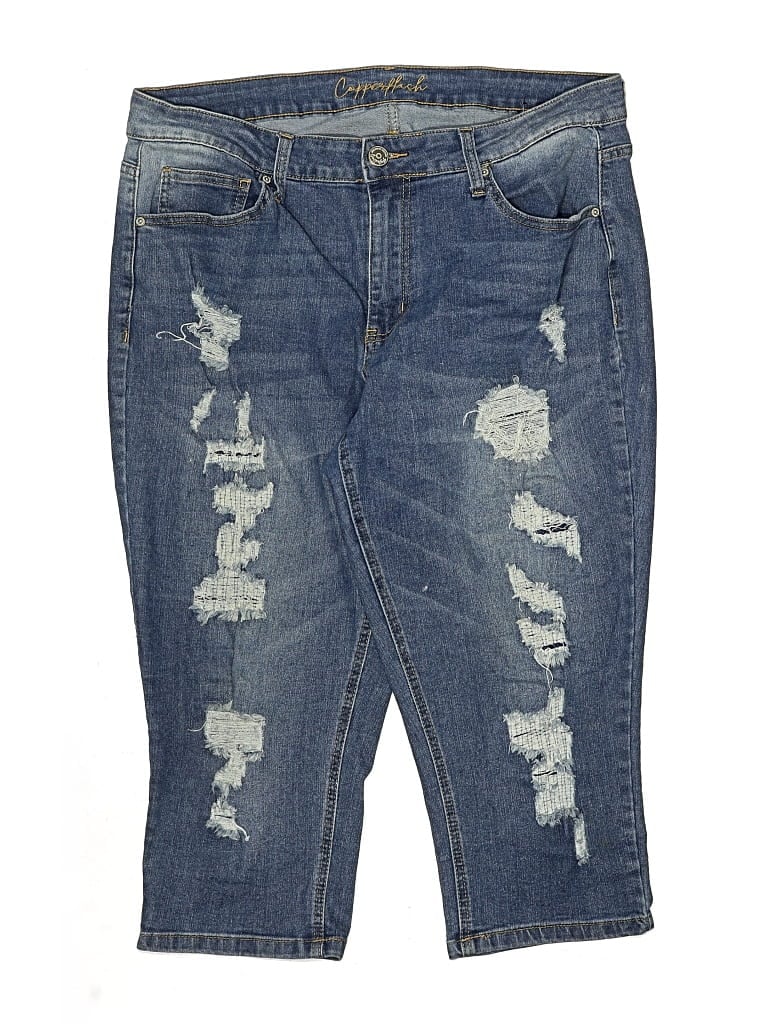 Pre-owned Copperflash Denim Shorts In Blue