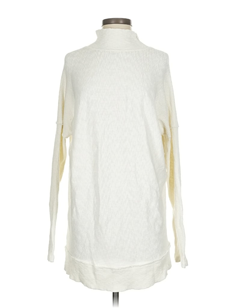 Pre-owned We The Free Turtleneck Sweater In White