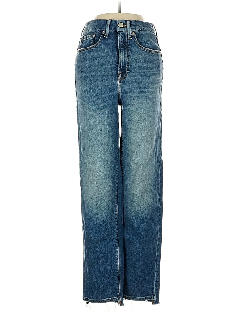 Pre-owned Good American Jeans In Blue