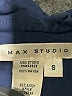 Max Studio Blue 3/4 Sleeve Button-Down Shirt Size S - photo 7