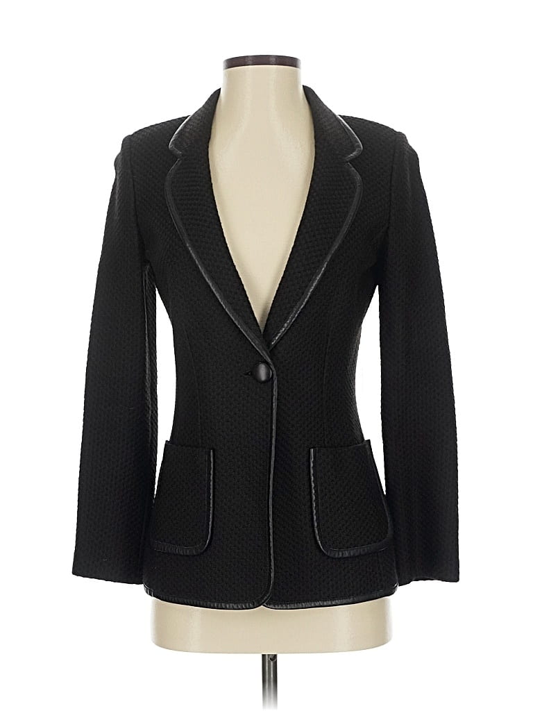 Pre-owned St John Blazer Jacket In Black