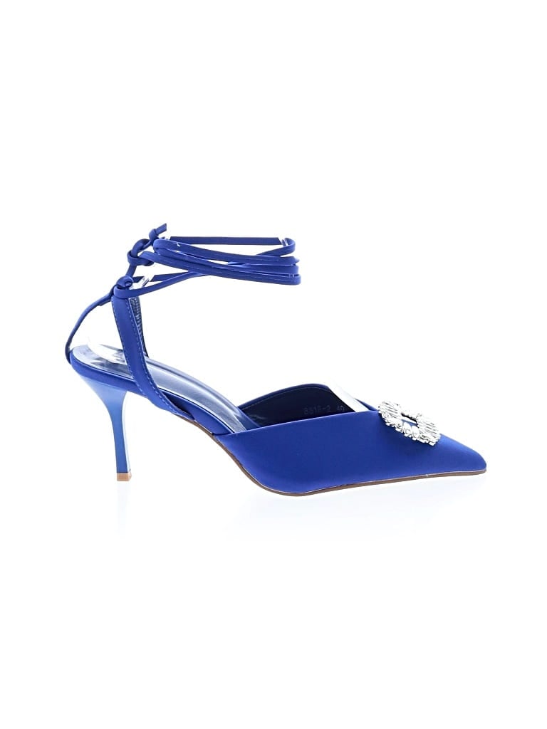 Pre-owned Unbranded Heels In Blue