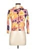 Garnet Hill Floral Graphic Orange Jacket Size L - photo 1