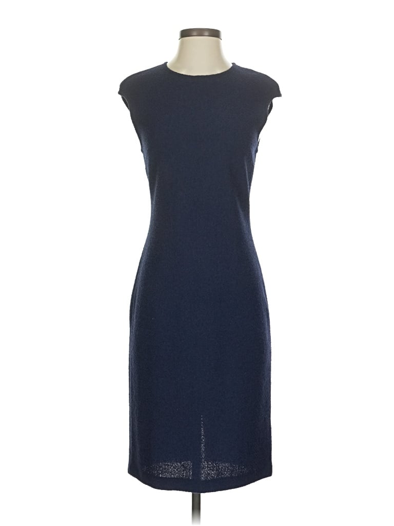 Pre-owned St John Cocktail Dress In Blue