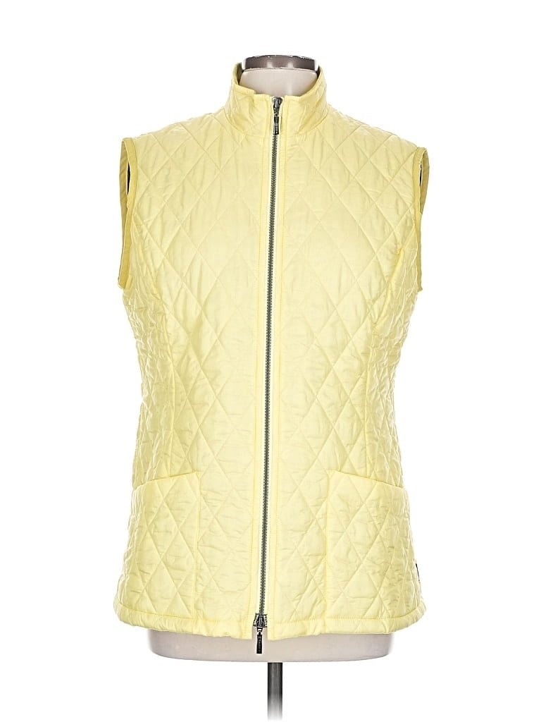 Pre-owned Barbour Vest In Yellow
