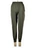 feat Solid Green Casual Pants Size XS - photo 2
