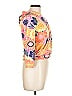 Garnet Hill Floral Graphic Orange Jacket Size L - photo 4