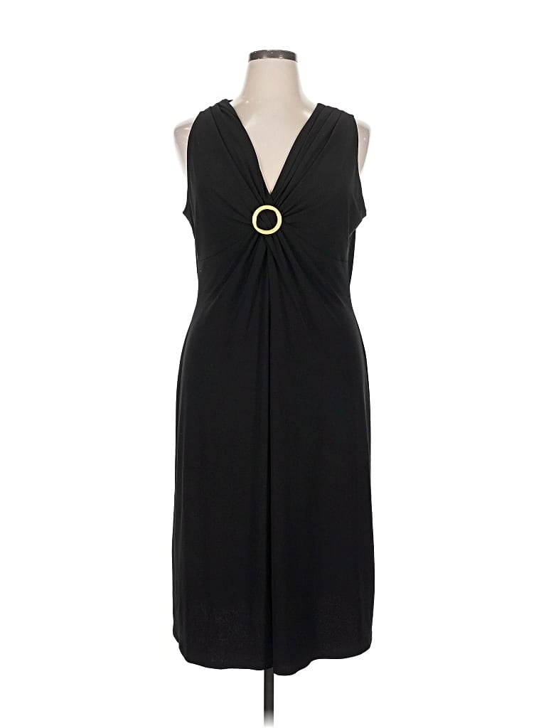 Pre-owned Evan Picone Cocktail Dress In Black