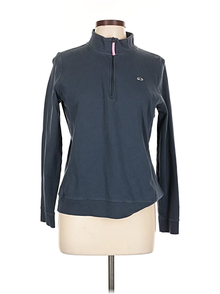 Pre-owned Vineyard Vines Fleece Jacket In Blue