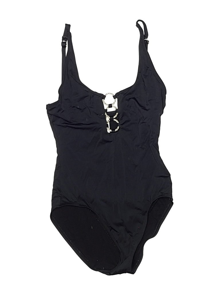 Pre-owned Tommy Bahama One Piece Swimsuit In Black