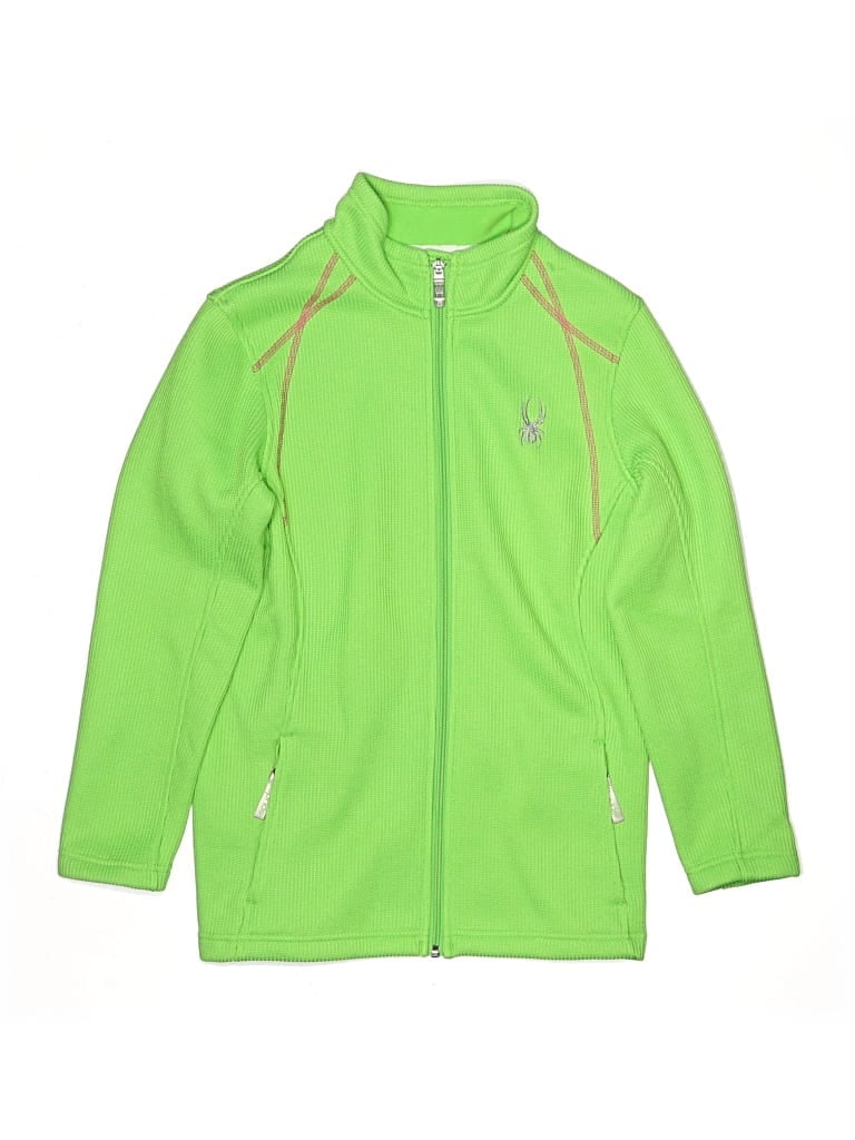 Pre-owned Spyder Kids' Track Jacket In Green