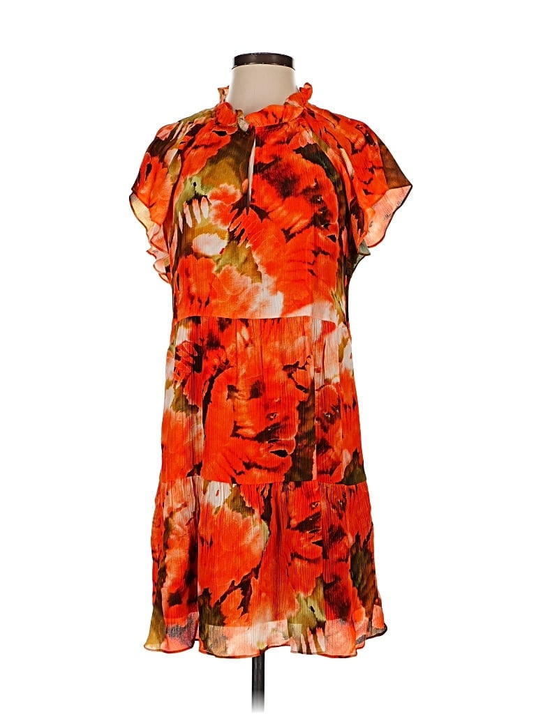 Pre-owned Marie Oliver Casual Dress In Orange