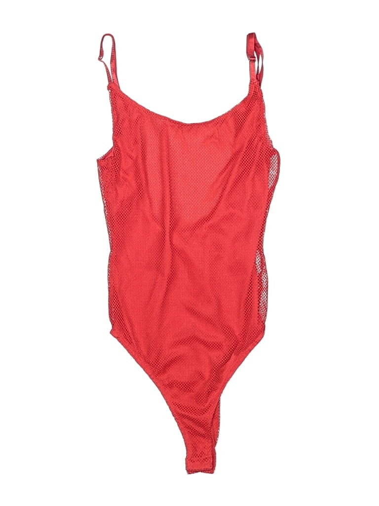 Pre-owned Honey Punch Bodysuit In Red