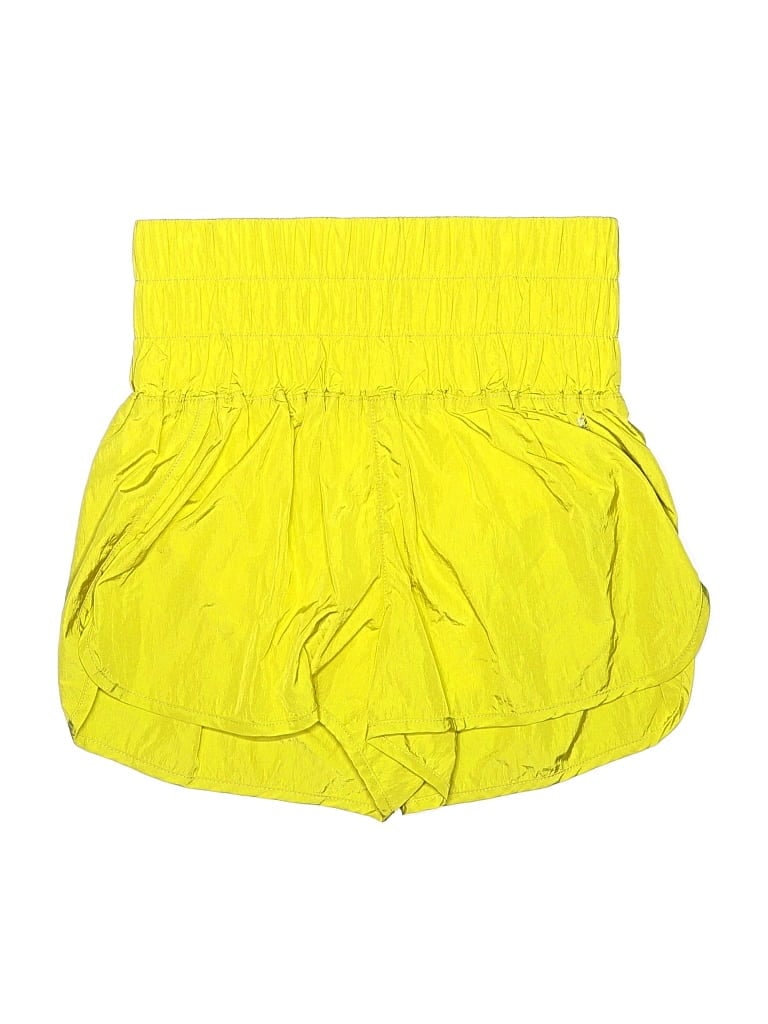 Pre-owned Fp Movement Shorts In Yellow