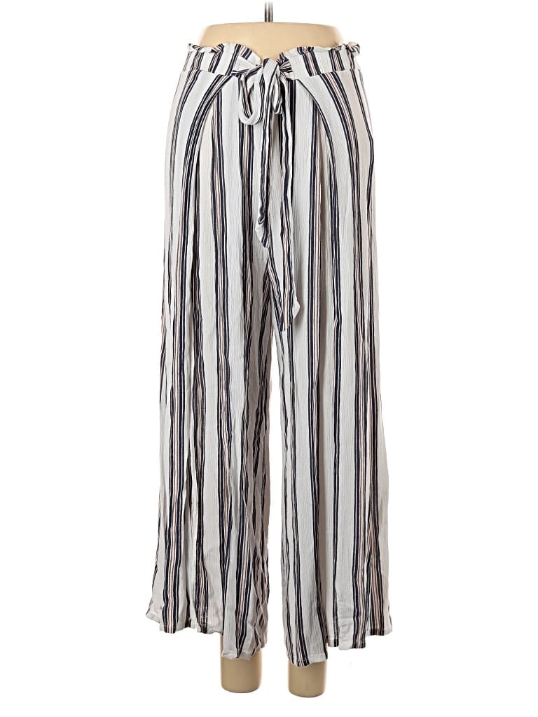 Pre-owned Allison Casual Pants In Silver