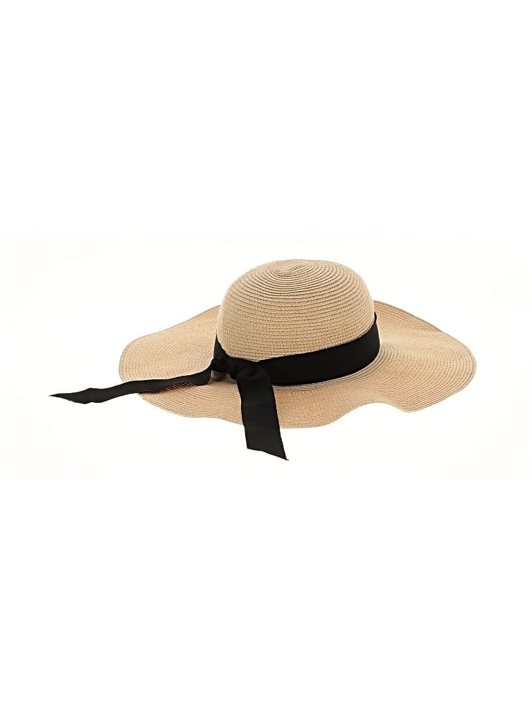 Pre-owned Furtalk Sun Hat In Brown