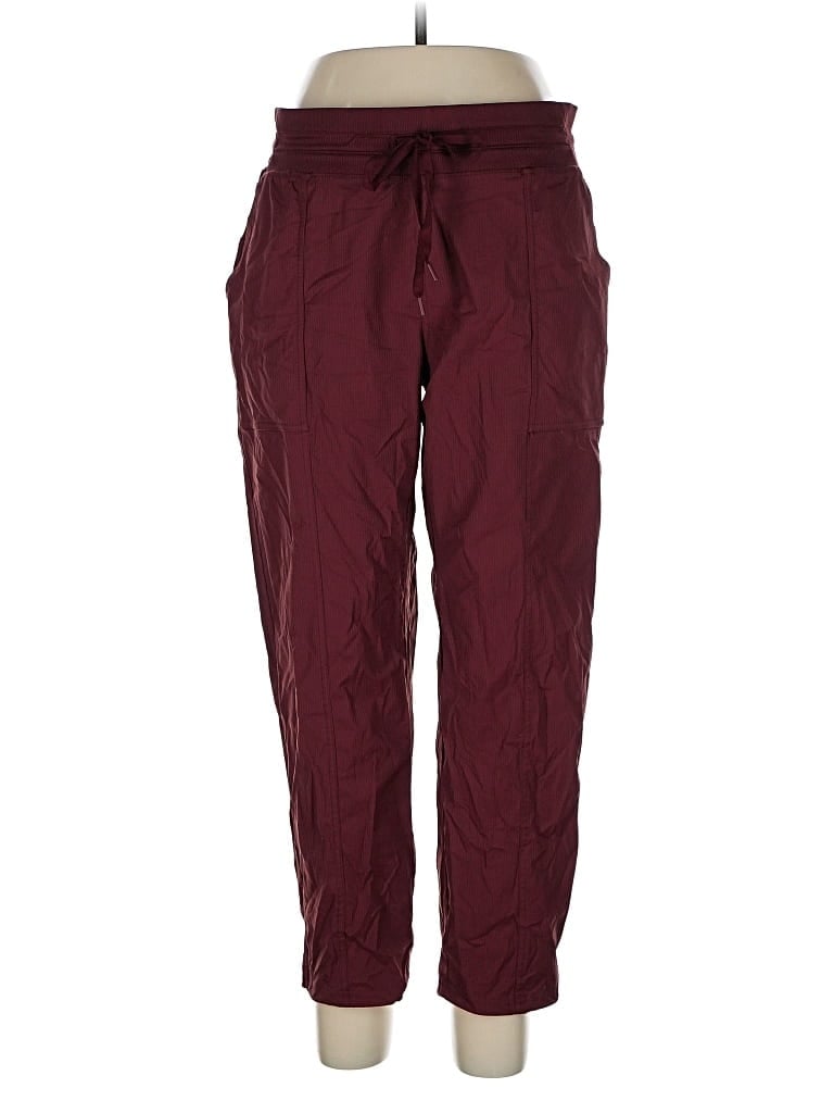 Pre-owned Avia Casual Pants In Burgundy