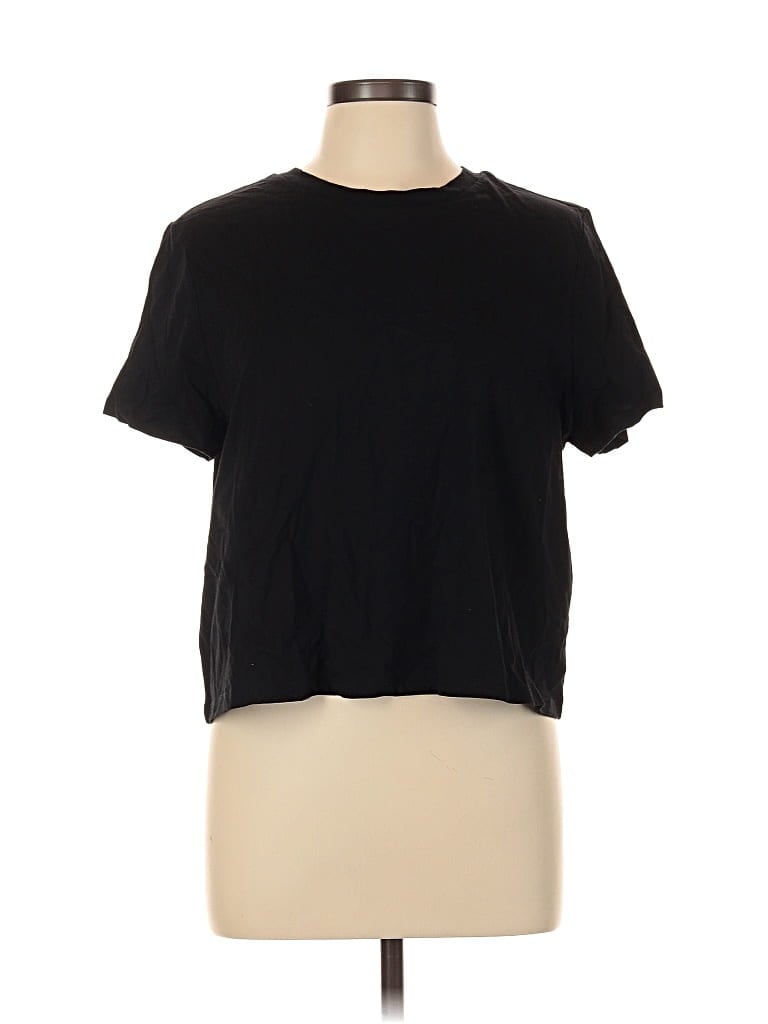 Pre-owned Forever 21 Plus Short Sleeve T-shirt In Black