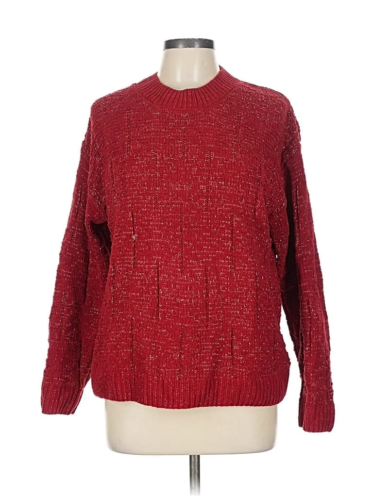 Pre-owned Weatherproof Pullover Sweater In Red