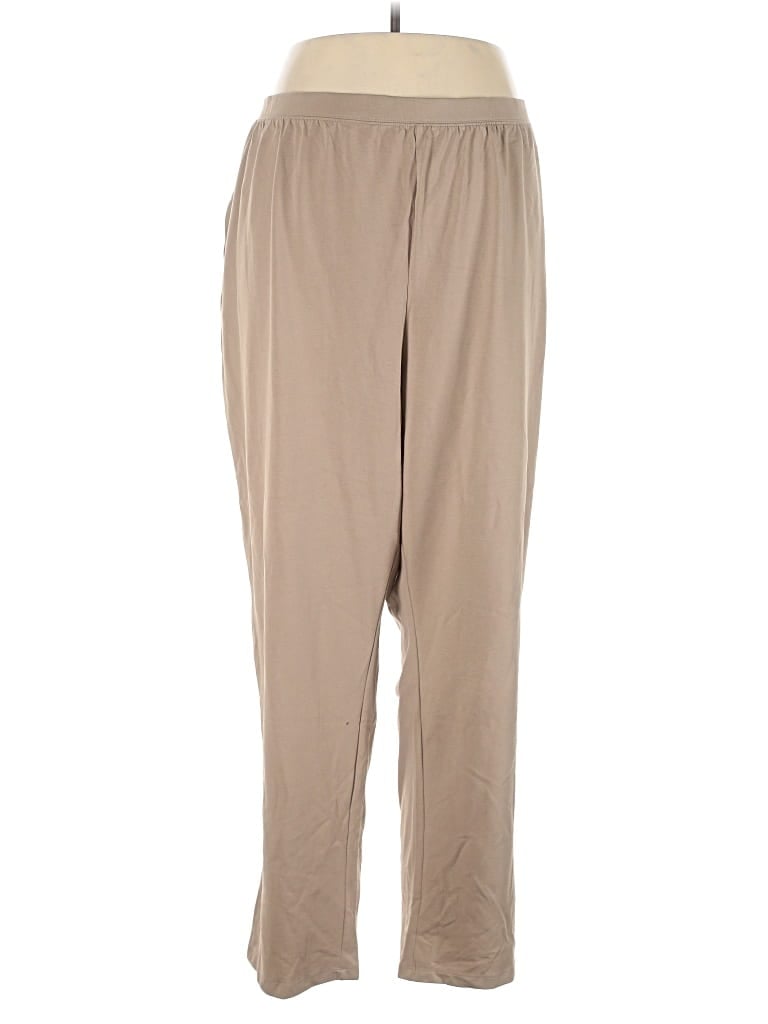 Pre-owned Catherines Casual Pants In Brown