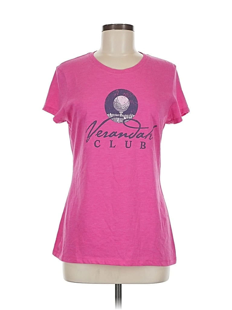 Pre-owned Kate Lord Short Sleeve T-shirt In Pink